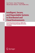 Cover: Intelligent, Secure, and Dependable Systems in Distributed and Cloud Environments - Springer