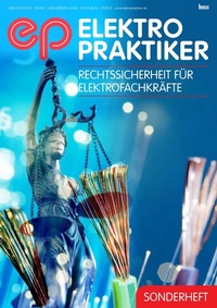 Abbildung von: Sonderheft Rechtssicherheit für Elektrofachkräfte - HUSS-Medien Berlin