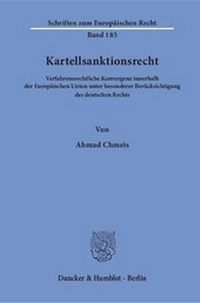 Abbildung von: Kartellsanktionsrecht - Duncker & Humblot