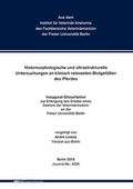 Bild: Histomorphologische und ultrastrukturelle Untersuchungen an klinisch relevanten Blutgef&auml;&szlig;en des Pferdes - Mensch & Buch