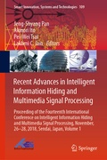 Cover: Recent Advances in Intelligent Information Hiding and Multimedia Signal Processing - Springer