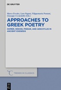 Cover: Approaches to Greek Poetry - De Gruyter