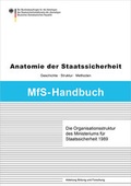 Cover: Die Organisationsstruktur des Ministeriums f&uuml;r Staatssicherheit 1989 - Bundesarchiv/Stasi-Unterlagen-Archiv