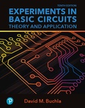 Cover: Experiments in Basic Circuits: Theory and Application - Pearson