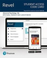 Enlarge image Cover: Revel for Abnormal Psychology -- Access Card - Pearson Education (US)
