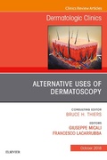 Cover: Alternative Uses of Dermatoscopy, An Issue of Dermatologic Clinics - Elsevier