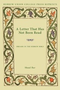 Cover: A Letter That Has Not Been Read - Hebrew Union College Press