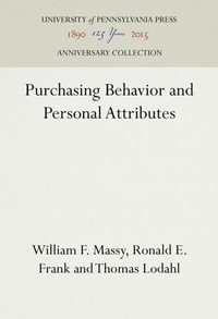Enlarge image Cover: Purchasing Behavior and Personal Attributes - University of Pennsylvania Press