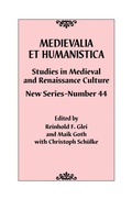 Cover: Medievalia et Humanistica, No. 44 - Rowman & Littlefield Publishers