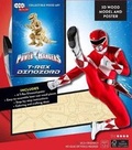 Cover: IncrediBuilds: Power Rangers: T-Rex Dinozord 3D Wood Model and Poster - Insight Editions