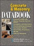 Cover: Concrete and Masonry Databook - McGraw-Hill Professional