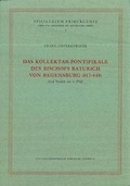 Cover: Das Kollektar-Pontifikale Des Bischofs Baturich Von Regensburg (817-848) - Aschendorff
