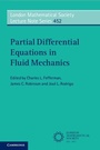 Cover: Partial Differential Equations in Fluid Mechanics - Cambridge University Press