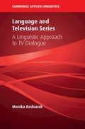 Cover: Language and Television Series - Cambridge University Press