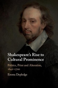 Enlarge image Cover: Shakespeare's Rise to Cultural Prominence - Cambridge University Press