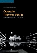 Cover: Opera in Postwar Venice - Cambridge University Press