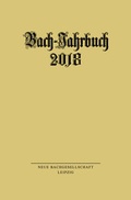 Cover: Bach-Jahrbuch 2018 - Evangelische Verlagsanstalt