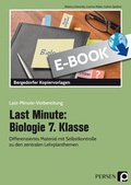 Cover: Last Minute: Biologie 7. Klasse - Persen Verlag in der AAP Lehrerwelt GmbH