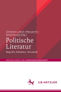 Cover: Politische Literatur - J.B. Metzler