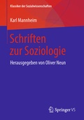 Cover: Schriften zur Soziologie - Springer VS