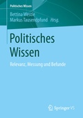 Cover: Politisches Wissen - Springer VS