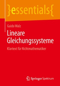 Abbildung von: Lineare Gleichungssysteme - Springer Spektrum