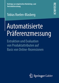 Abbildung von: Automatisierte Präferenzmessung - Springer Gabler
