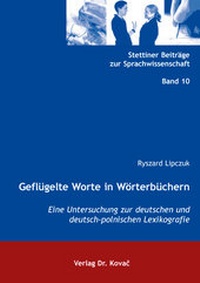 Abbildung von: Geflügelte Worte in Wörterbüchern - Kovac, Dr. Verlag