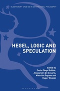Cover: Hegel, Logic and Speculation - Bloomsbury Academic