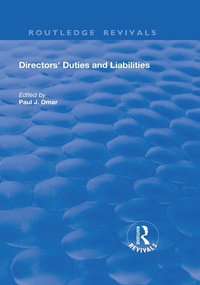 Abbildung von: Directors' Duties and Liabilities - Routledge