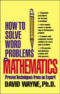 Cover: HOW TO SOLVE WORD PROBLEMS IN MATHEMATICS (EBOOK) - McGraw-Hill Professional