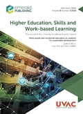 Cover: Work-based and vocational education as catalysts for sustainable development - Emerald Publishing Limited