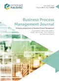 Cover: Emerging perspectives on Business Process Management - Emerald Publishing Limited