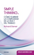 Cover: Simple thinking - Narcea Ediciones