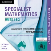 Enlarge image Cover: CSM QLD Specialist Mathematics Units 1 and 2 Digital (Code) - Cambridge University Press