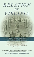Cover: Relation of Virginia - New York University Press