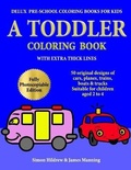 Cover: Delux Pre-school Coloring Books for Kids - Createspace Independent Publishing Platform