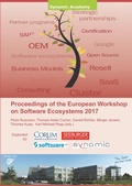 Cover: Proceedings of the European Workshop on Software Ecosystems 2017 - BoD - Books on Demand