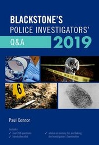 Abbildung von: Blackstone's Police Investigators' Q&A 2019 - Oxford University Press