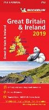 Cover: Great Britain & Ireland 2019 - Michelin National Map 713 - Michelin Editions des Voyages