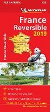 Cover: France - reversible 2019 - Michelin National Map 722 - Michelin Editions des Voyages