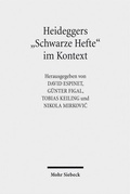 Cover: Heideggers "Schwarze Hefte" im Kontext - Mohr Siebeck