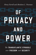 Cover: Of Privacy and Power - Princeton University Press