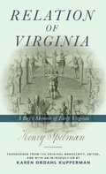 Cover: Relation of Virginia - New York University Press