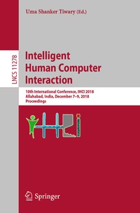 Abbildung von: Intelligent Human Computer Interaction - Springer