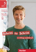 Cover: Schritt f&uuml;r Schritt in Alltag und Beruf 3 - Hueber Verlag