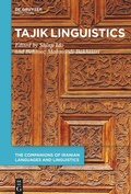 Cover: Tajik Linguistics - De Gruyter Mouton