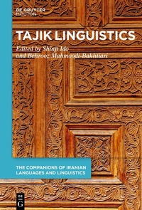 Abbildung von: Tajik Linguistics - De Gruyter Mouton