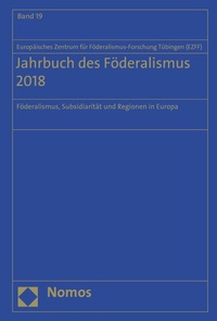 Abbildung von: Jahrbuch des Föderalismus 2018 - Nomos