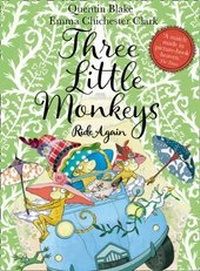 Enlarge image Cover: Three Little Monkeys Ride Again - HarperCollins